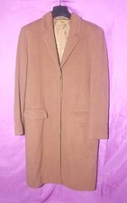 CAPPOTTO COAT DONNA LANA CAMMELLO BEIGE COLLO REVERSE 