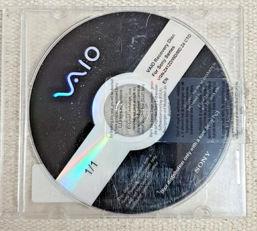 Disco recupero sony vaio - disco,