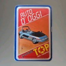Dal Negro Quartetti Top Carte Gioco Vintage Auto D'oggi Aperto Mai Utilizzato 