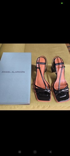 Sandali con plateau - sandali, pelle