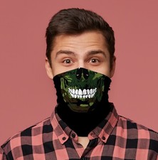 Verde Stampa Mimetica Teschio