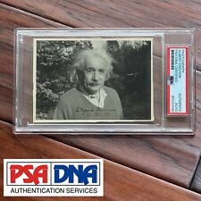 ALBERT EINSTEIN * PSA * Autografo Candido 1950 FOTOGRAFIA Ritratto Firmato Tipo 1
