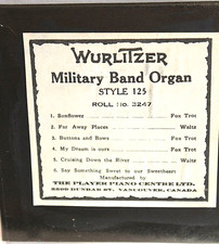 WURLITZER STYLE 125 BAND