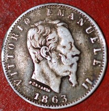 Moneta Argento Regno D'Italia