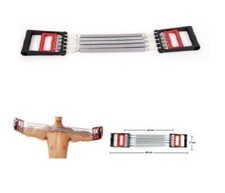 ESTENSORE DOPPIA MANIGLIA ELASTICO MOLLA 5 MOLLE PALESTRA SPORT FITNESS GYM CASA