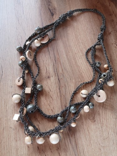 Collana lunga realizzata - collana, a