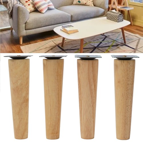 4pcs gambe divano tavolo legno - 4pcs,