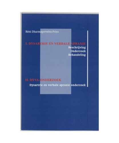 Dysartrie verbale apraxie - dysartrie, en