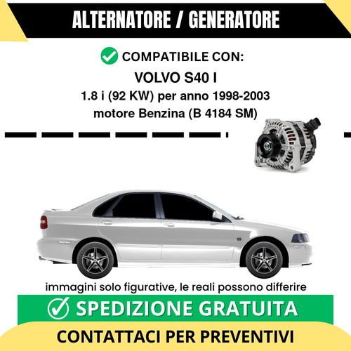 Alternatore volvo s40 - volvo, i