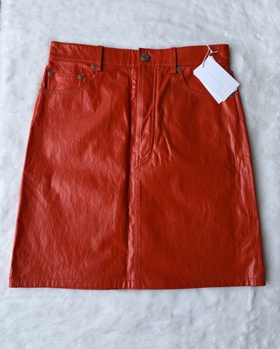 Gonna helmut lang arancione - gonna,