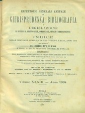IL FORO ITALIANO REPERTORIO