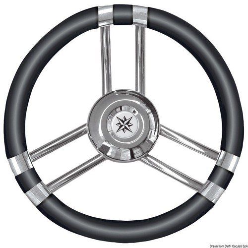 Volante nero sport tuning - 1,
