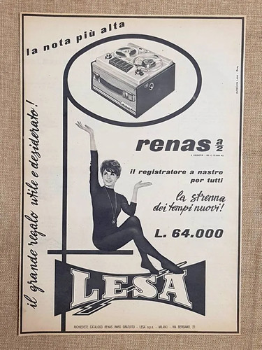 1961 advertising tape recorder - 1961,