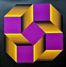 VICTOR VASARELY serigrafia