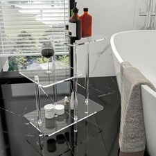 Tavolino laterale in acrilico
