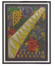 Luciano Lattanzi  Dipinto Quadro  "Finalità Tra L'indifferenza" Olio Su Tela