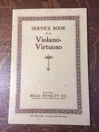 Service book for the violano - book,