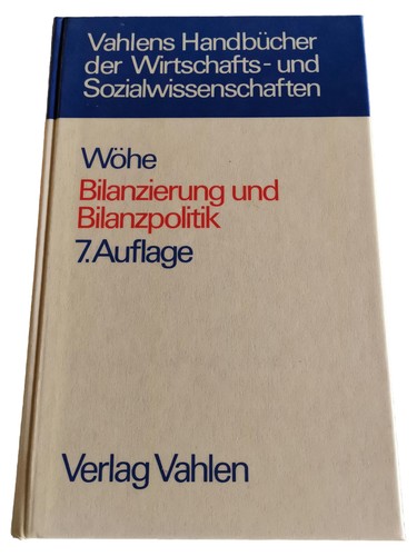 Wöhe bilanzierung - bilanzierung, &