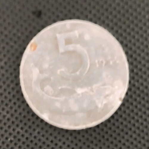 Moneta italia lire - moneta, 5