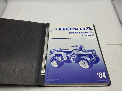 1984 honda trx200 atv - trx200, service