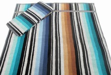 MISSONI HOME SET ASCIUGAMANI 40x70cm 70x115cm COTONE CONFEZIONE LOGO BARNABY