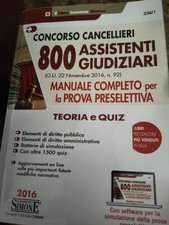 Libro Concorso Cancellieri E Assistenti Giudiziari Edizione Simone