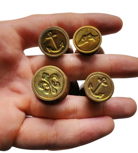 Lotto 4 sigilli timbri - *hh*,
