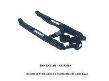 ROCKGEAR RB25201B Tracolla per fisarmonica 72 - 80 bassi Cinghie nylon imbottite