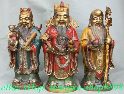 Statua old china bronze - old,