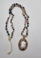 Collana iconica in tormalina