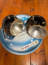 Coppia fari alfa romeo giulia-gt d'epoca completi di tazza porta faro 07.480.700