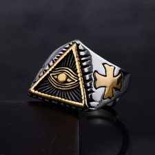 Anello Uomo Vintage Triangolo