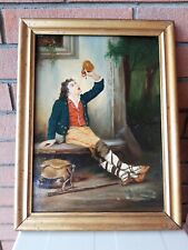 Straordinario olio su tela