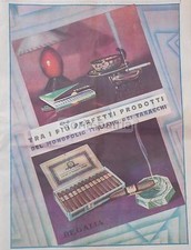 FUMO_TABACCO AVANA_SIGARI_SIGARETTE REGINA_DISTILLERIA BRANCA_PUBBLICITARIA_1932