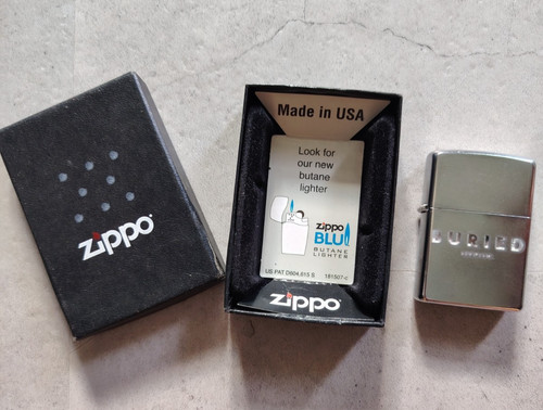 Zippo buried accendino nuovo - buried,