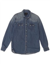 ZARA Camicia Uomo Denim Grande