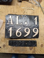 TARGA AUTO EPOCA VINTAGE Ferro