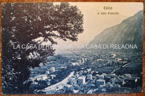 Cartolina edolo annullo - edolo,