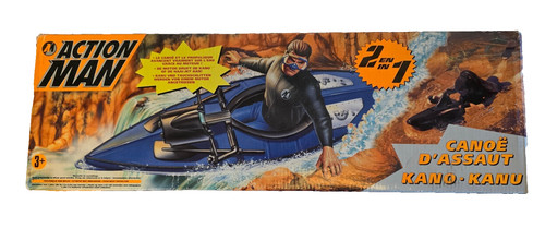 Hasbro 1996 action - man, canoa