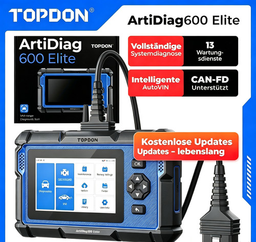 Topdon artidiag600 elite - artidiag600, pro