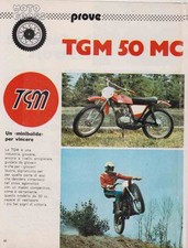 advertising TEST MOTO TGM 50