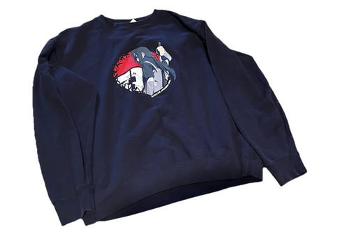 Felpa uniqlo naruto blu - uniqlo,
