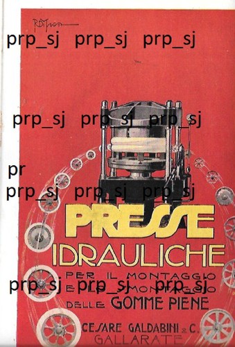 Pubblicita presse idrauliche - presse,