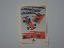 advertising Pubblicità 1977 COSTRUTTORE MECCANICO BRAL