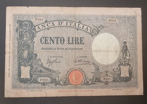 Cento 100 lire barbetti - lire, grande