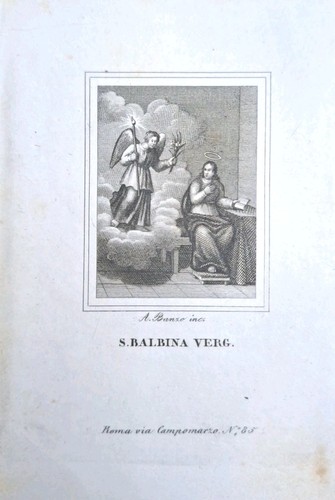 Santa balbina vergine - santa,