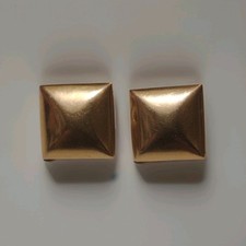 Coppia di Orecchini a Clip - ORO GIALLO 750 (18KT)- Peso 7 Grammi - Vintage