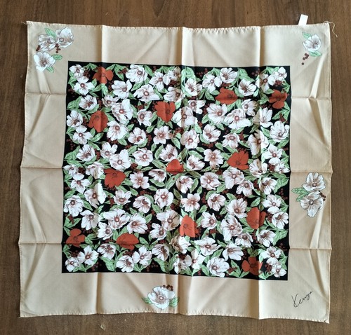 Foulard vintage beige - vintage,