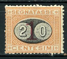 ITALIA REGNO 1890-91. SEGNATASSE ("mascherine"), cent. 20 su 1*