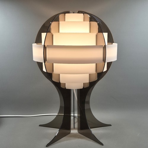 Vintage strips space age table - strips,